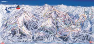 4Valleys Piste Map